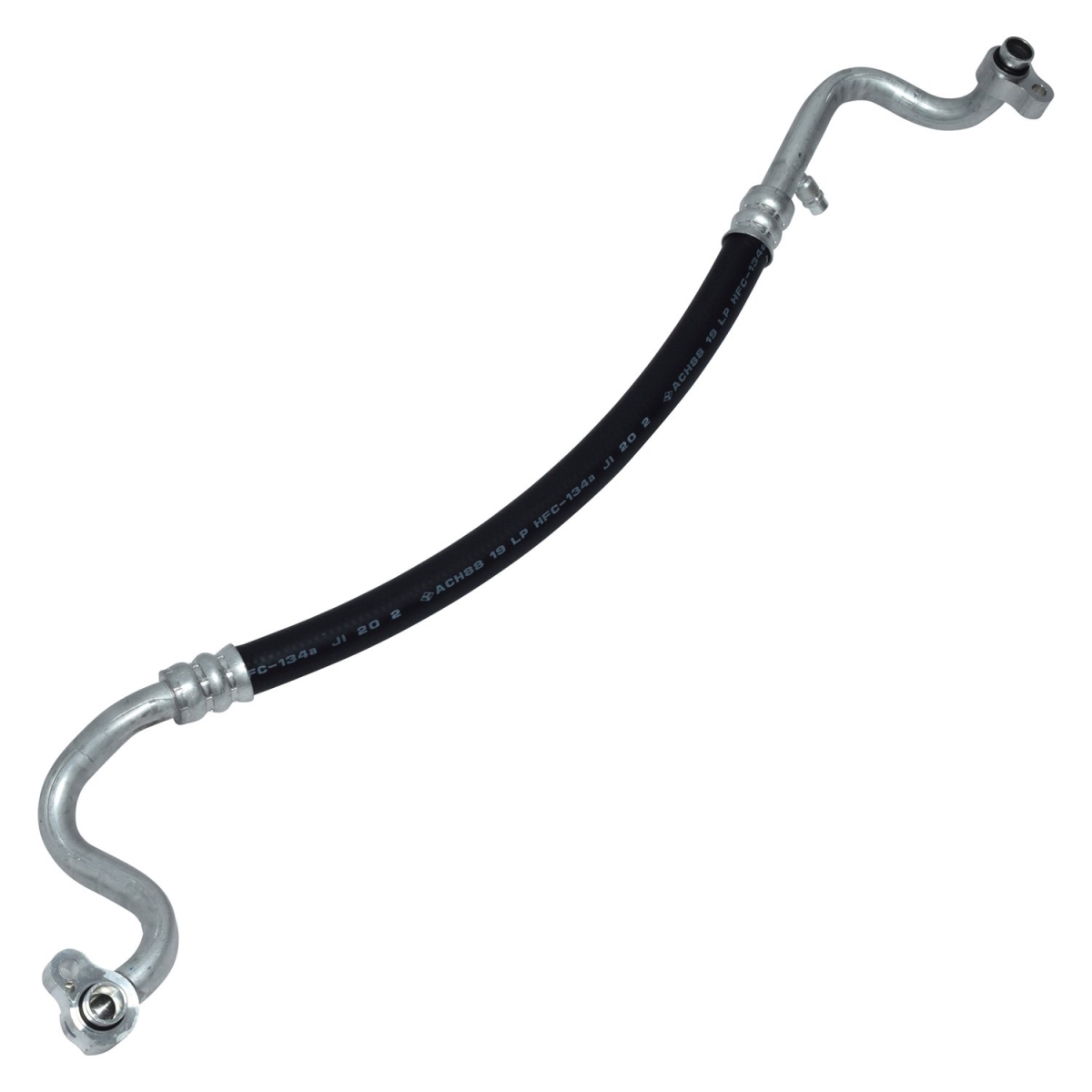 HA11590C Black & Natural Air Conditioners Suction Line Hose Assembly for 2000-2003 Mitsubishi Montero Sport - Aluminum & Rubber
