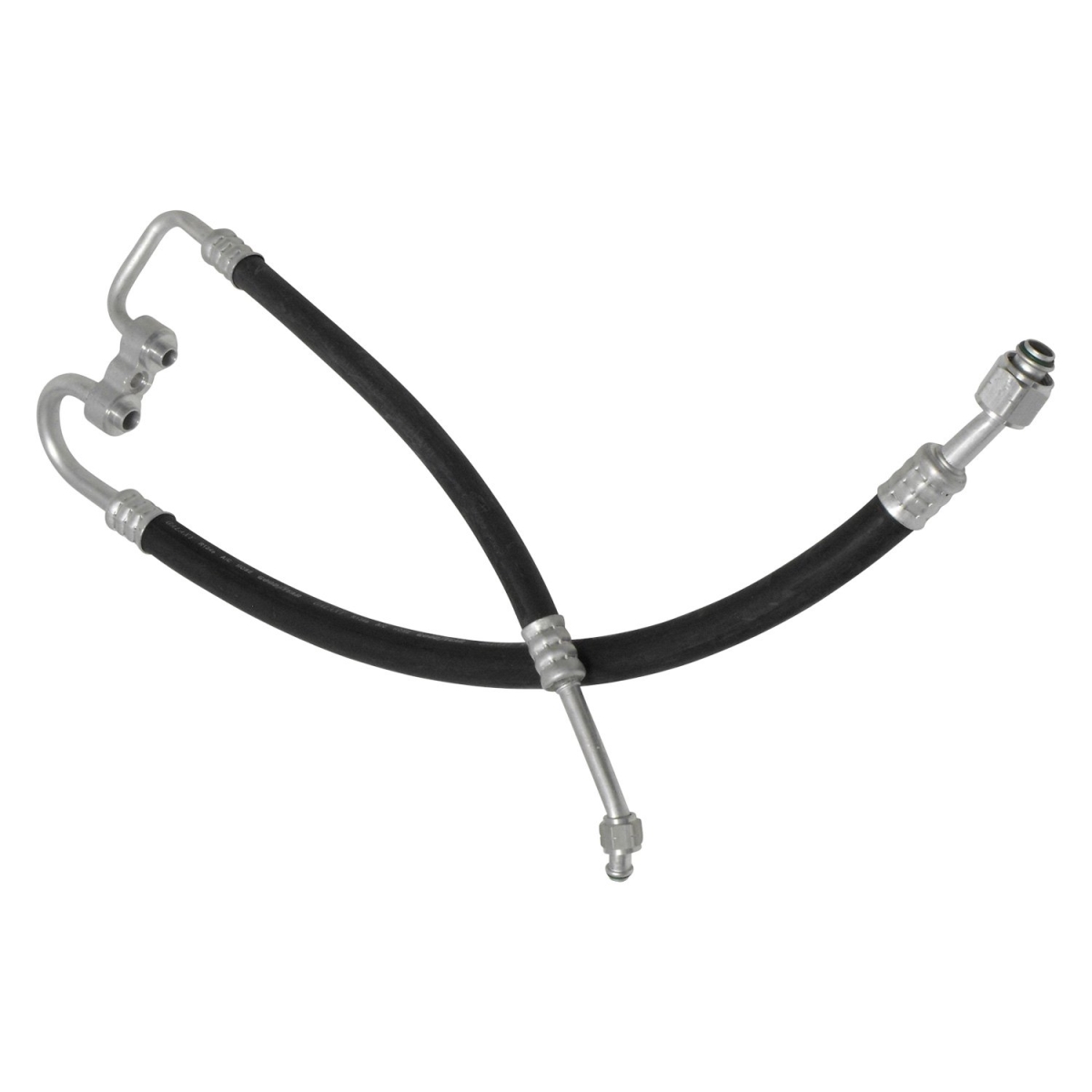 HA5790C Black & Natural Air Conditioning Suction & Discharge Hose Assemblies for 1995 Chevrolet Blazer - Aluminum & Rubber