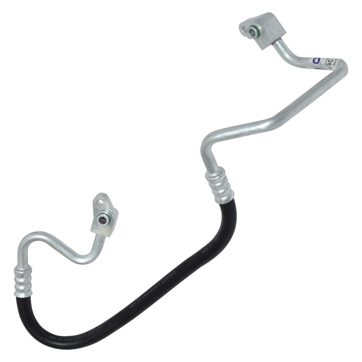 HA113473C Black & Natural Air Conditioning Discharge Hoses for 2015-2016 Toyota Sienna - Aluminum & Rubber