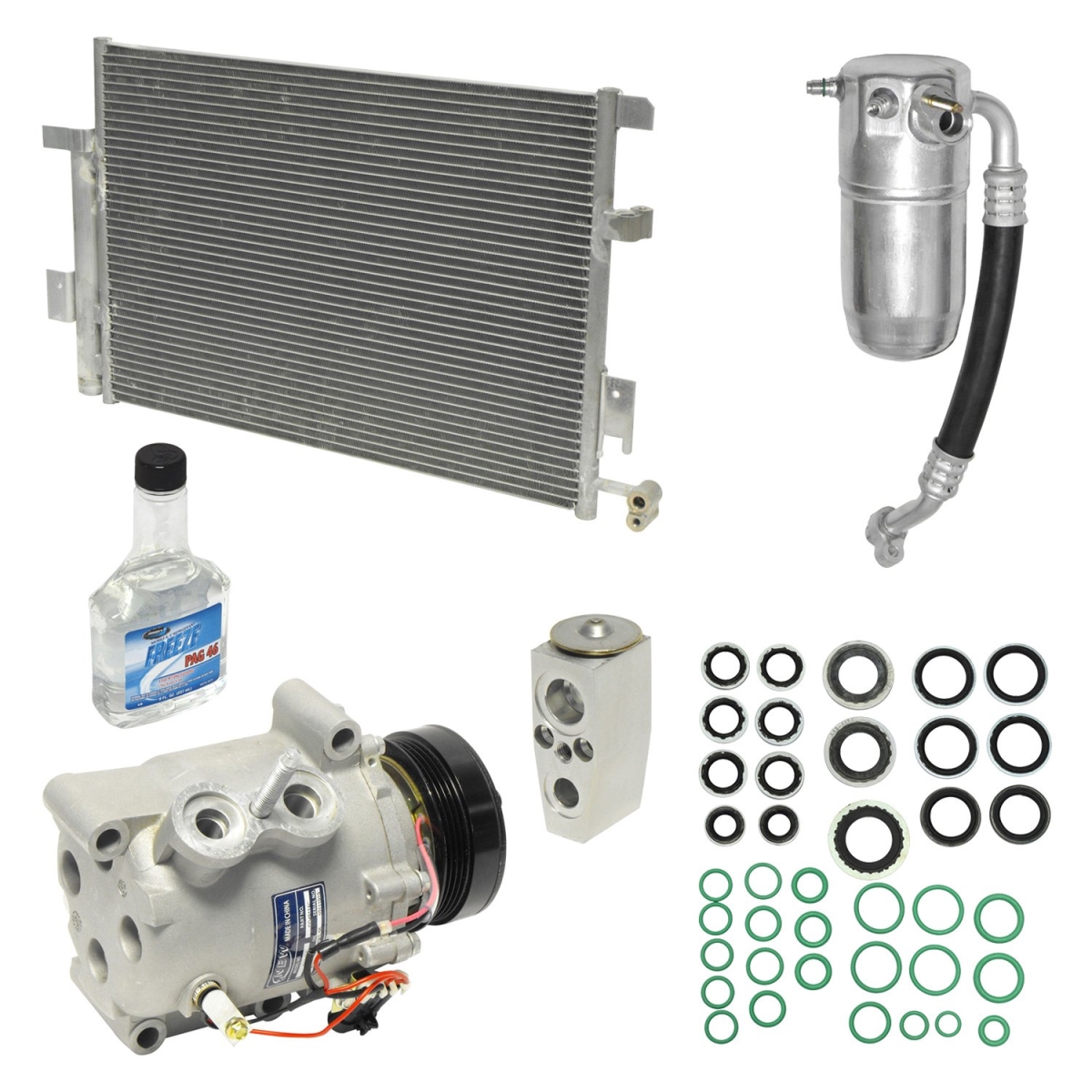 KT4424A Air Conditioners Compressor & Component Kit for 2003-2004 Chevrolet SSR