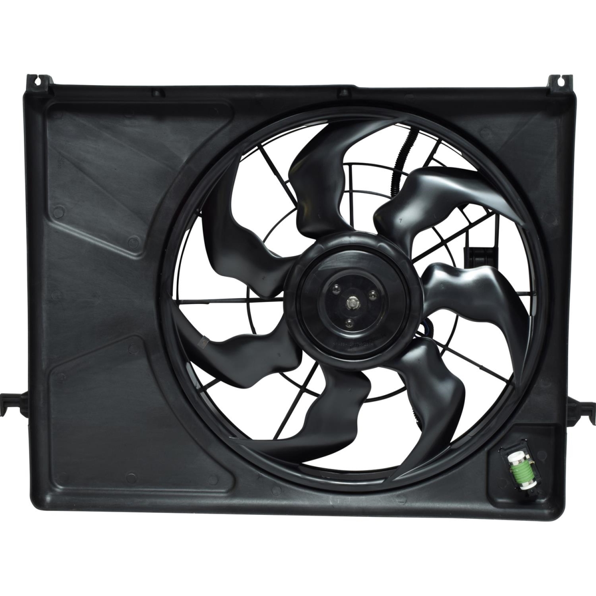FA50485C Condenser & Radiator Engine Cooling Fan Assembly for 2006-2010 Kia Optima