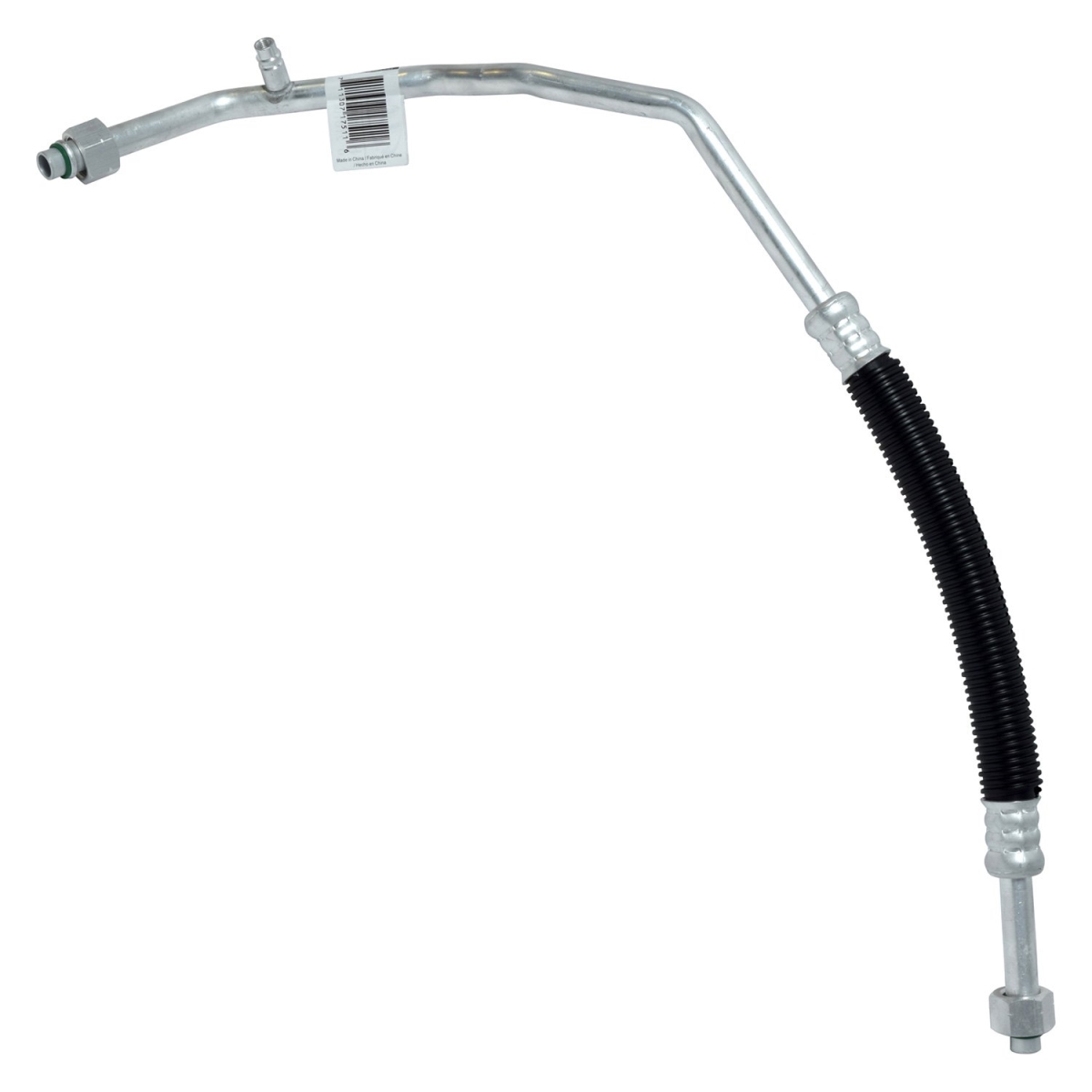 HA113809C Black & Natural Air Conditioning Suction Hose Assemblies for 2002 Chevrolet C7500 Kodiak - Aluminum & Rubber