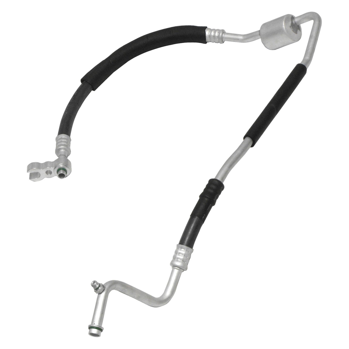 HA111241C Black & Natural Air Conditioning Suction & Discharge Hose Assemblies for 1995 Volkswagen Golf - Aluminum & Rubber