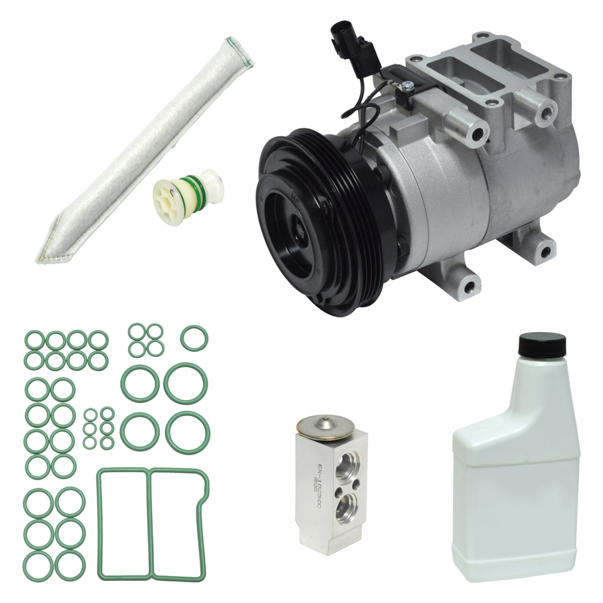 KT4923 Air Conditioners Compressor & Component Kit for 2005 Hyundai Elantra