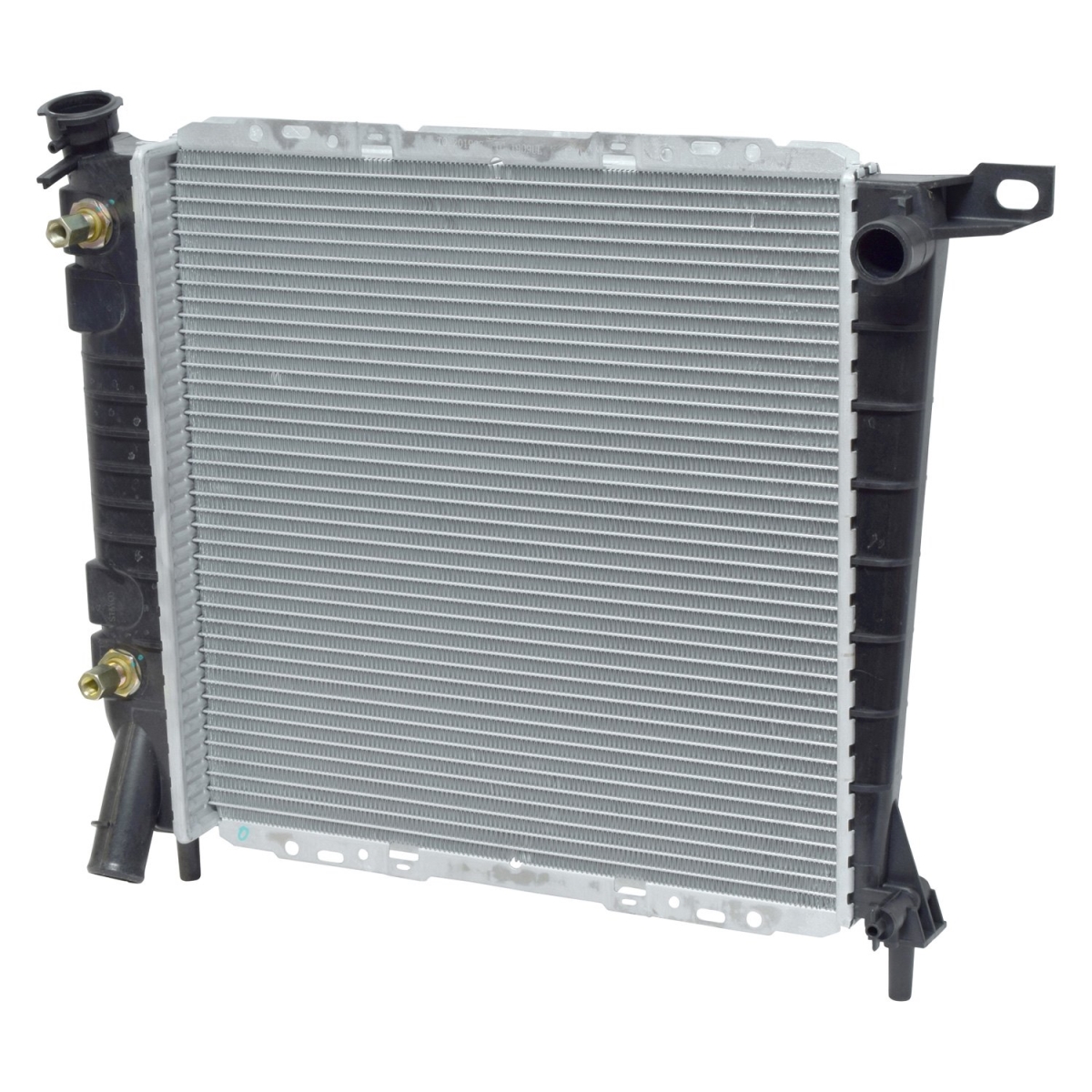 RA1061C Black & Natural Standard Replacement Radiator for 1985 Ford Bronco II - Aluminum & Plastic