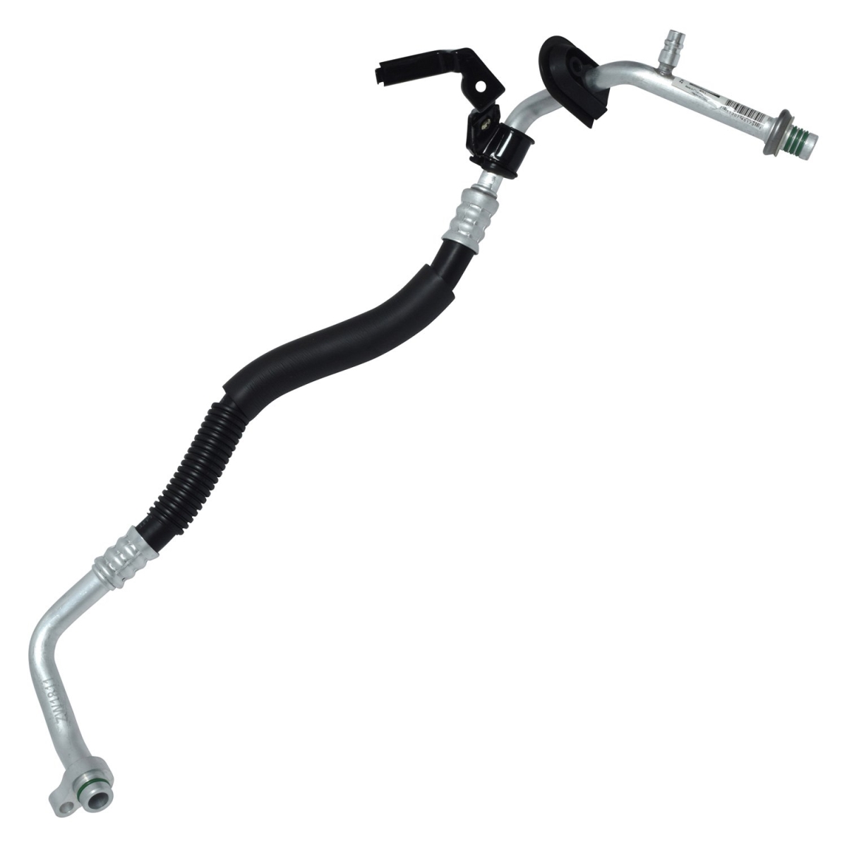 HA112596C Black & Natural Air Conditioners Suction Line Hose Assembly for 2009-2013 Infiniti FX50 - Aluminum & Rubber