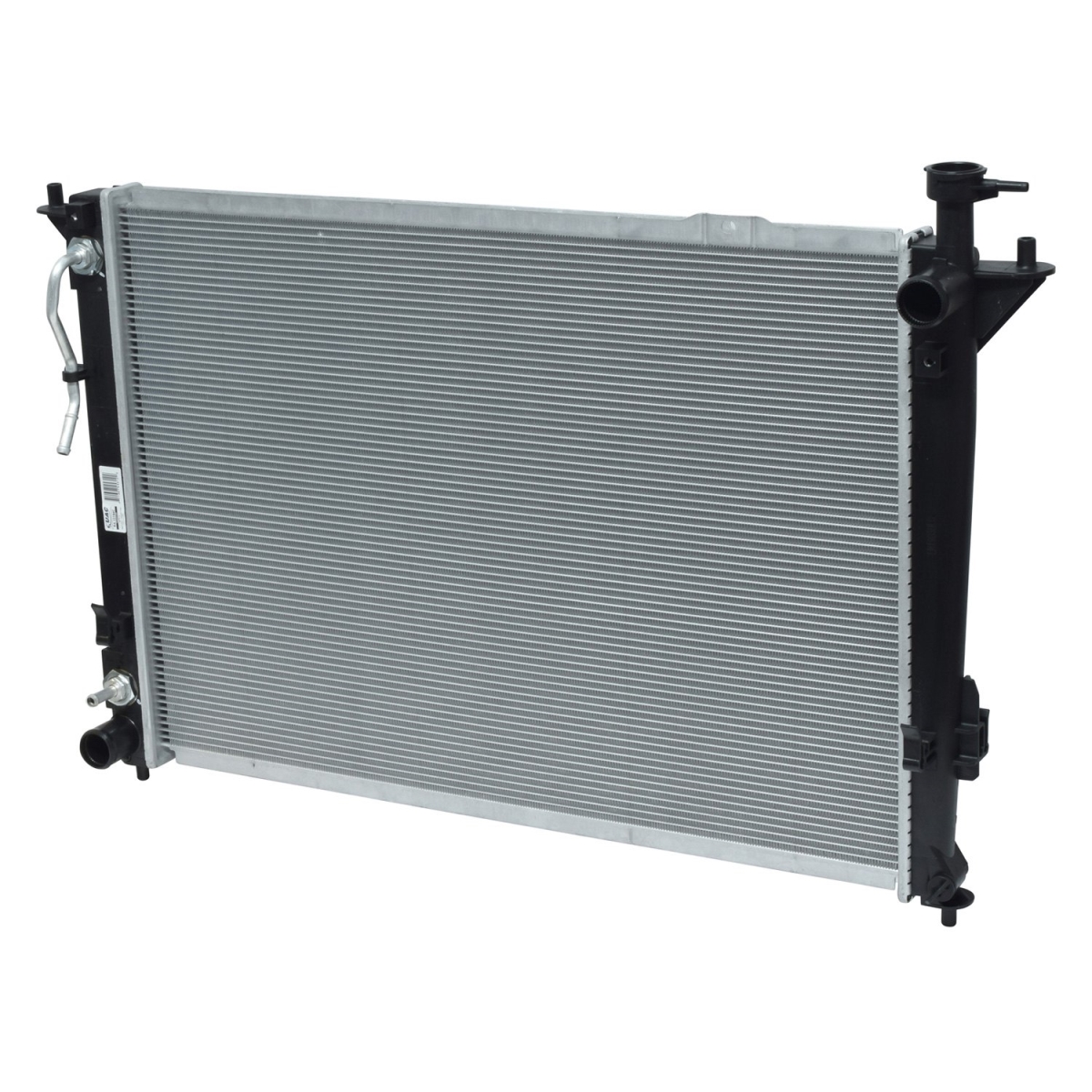 RA13194C Black & Natural Standard Replacement Radiator for 2010-2011 Hyundai Santa FE - Aluminum & Plastic