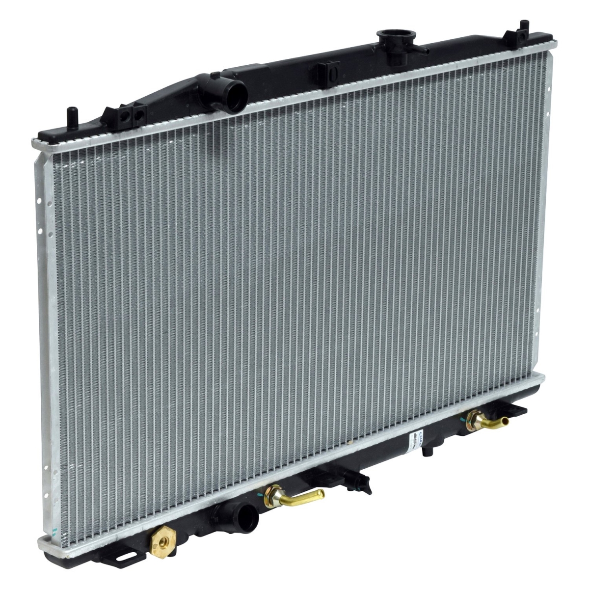 RA2797C Black & Natural Standard Replacement Radiator for 2003-2004 Honda Accord - Aluminum & Plastic