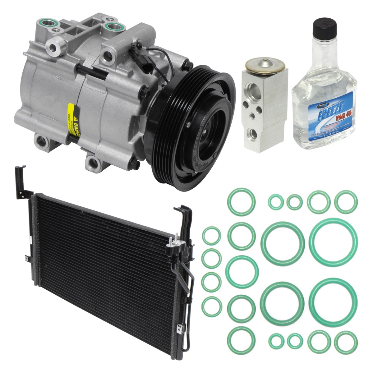 KT4731A Air Conditioners Compressor & Component Kit for 2005 Hyundai Santa FE