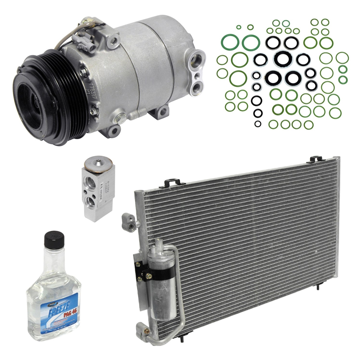 KT4732A Air Conditioners Compressor & Component Kit for 2003-2008 Pontiac Vibe