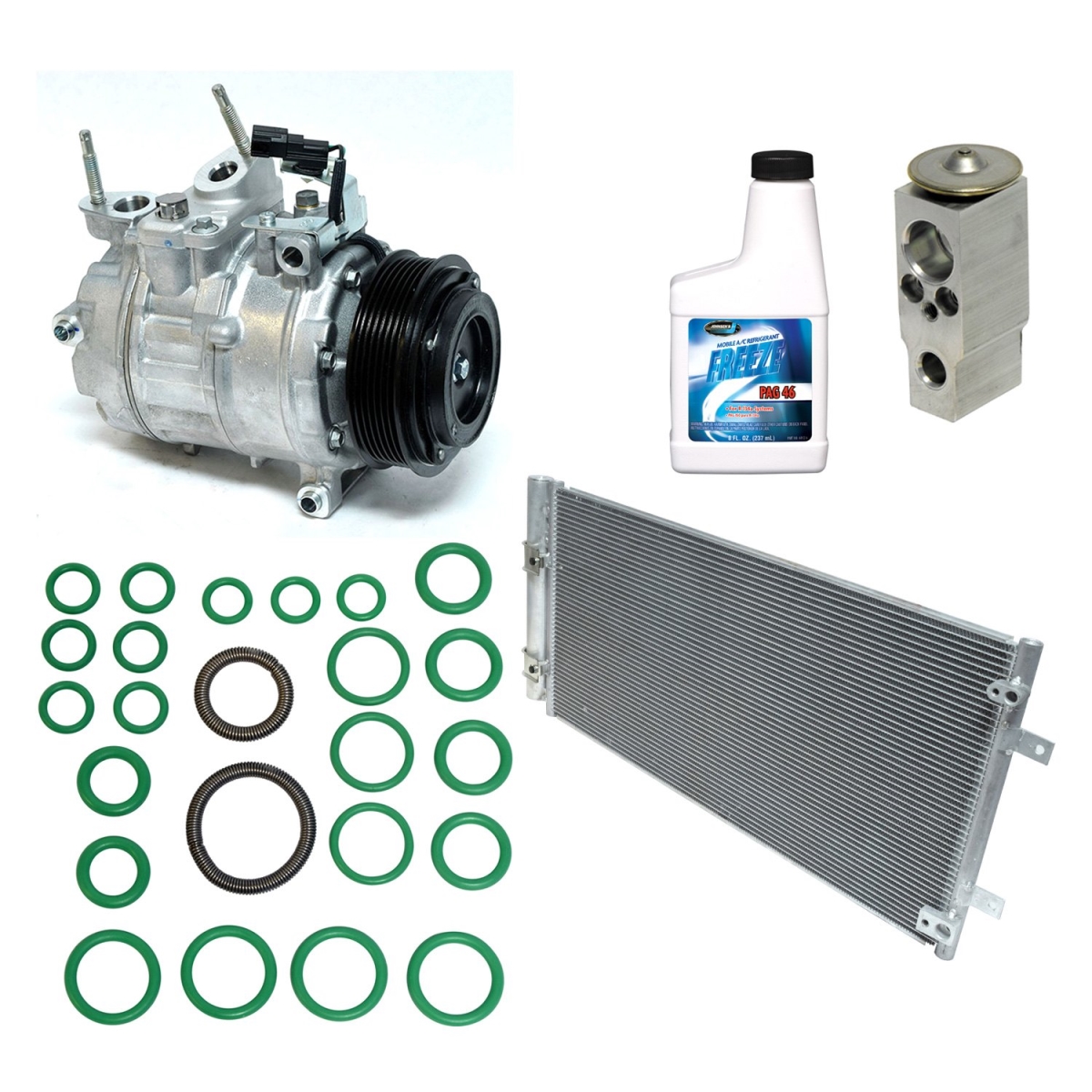 KT1295A Air Conditioners Compressor & Component Kit for 2012-2014 Ford Edge