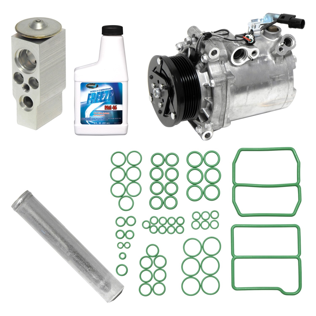 KT4742 Air Conditioners Compressor & Component Kit for 2008-2010 Mitsubishi Lancer