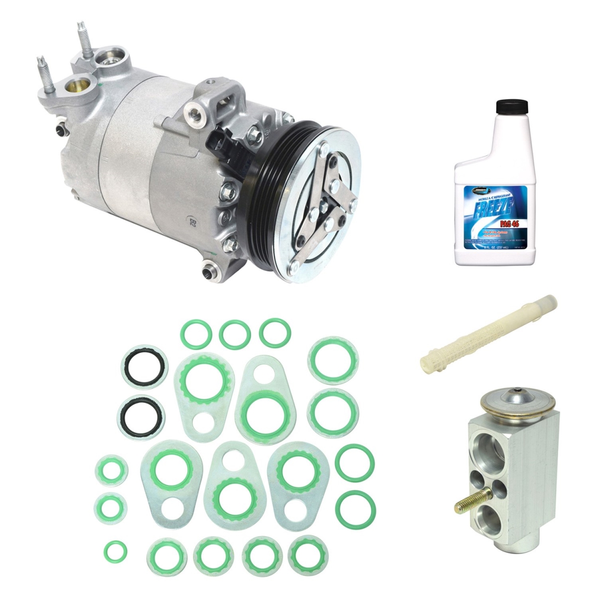 KT4743 Air Conditioners Compressor & Component Kit for 2013 Ford Focus