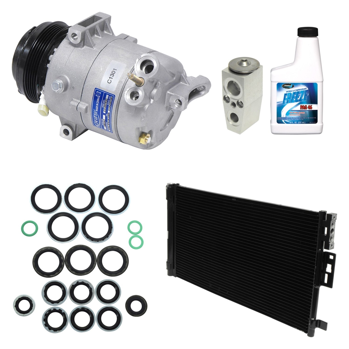 KT4747A Air Conditioners Compressor & Component Kit for 2003 Saturn Ion