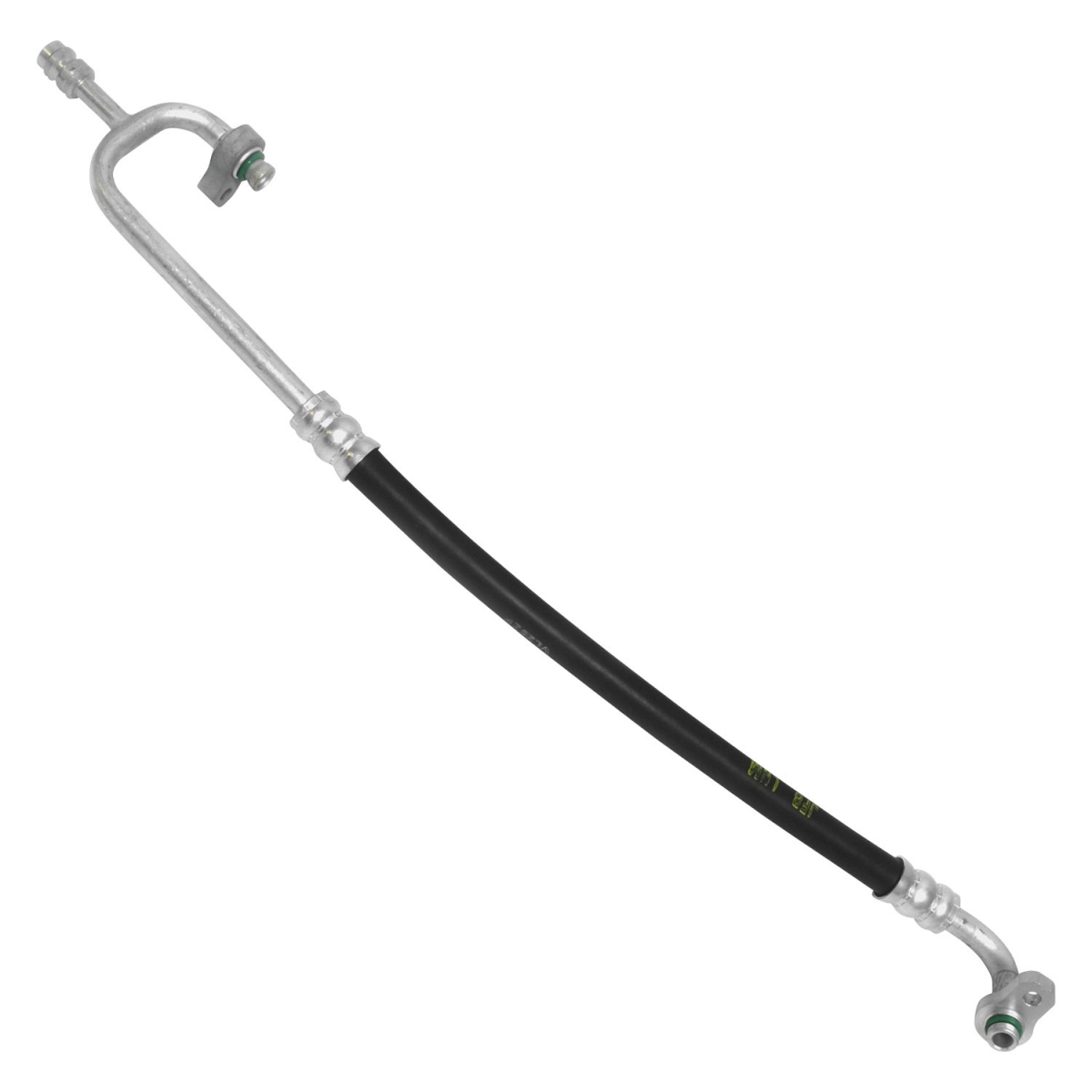 HA112660C Black & Natural Air Conditioning Discharge Hoses for 2007-2010 KIA Optima - Aluminum & Rubber