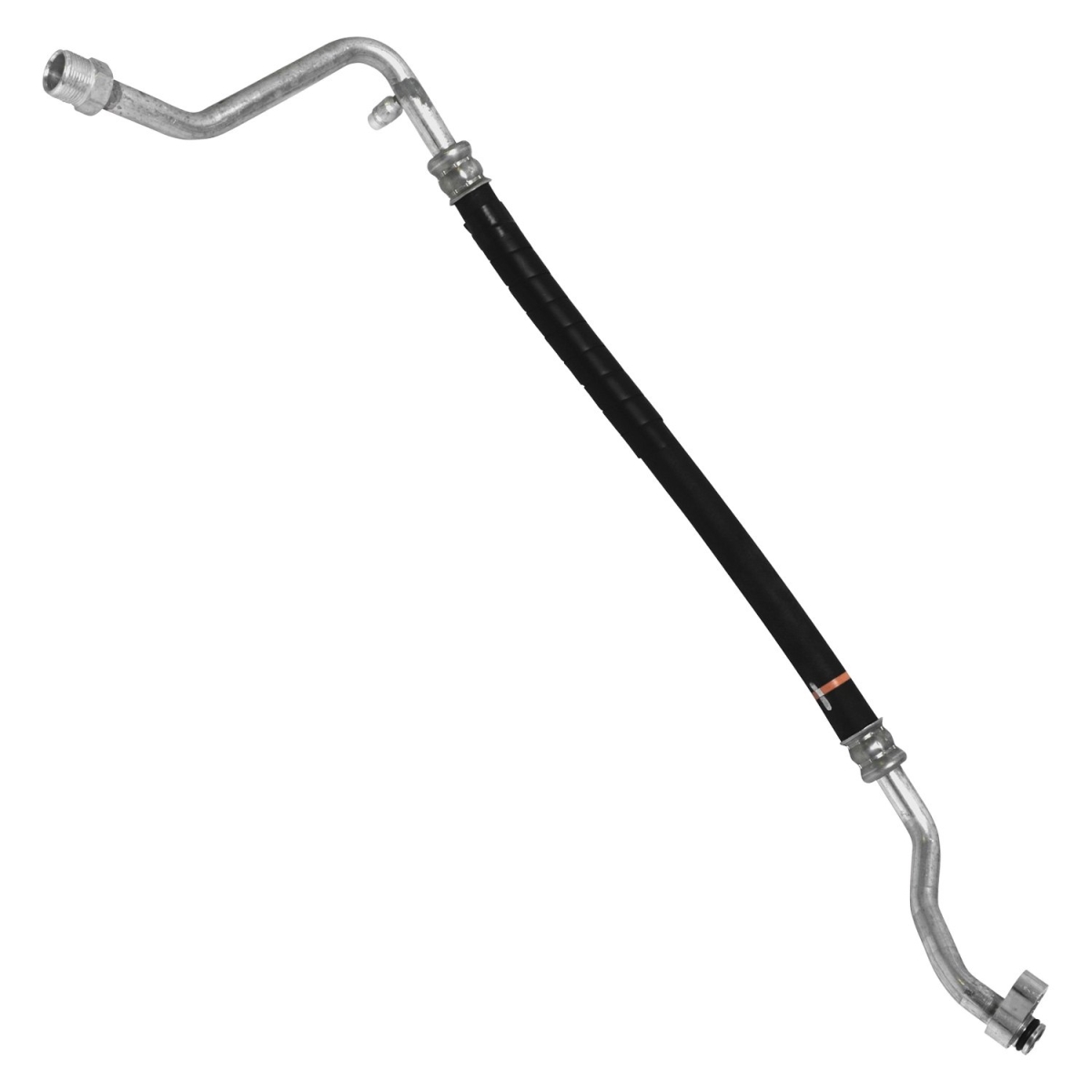 HA112661C Black & Natural Discharge & Liquid Hose Assemblies for 2012 Honda Civic - Aluminum & Rubber
