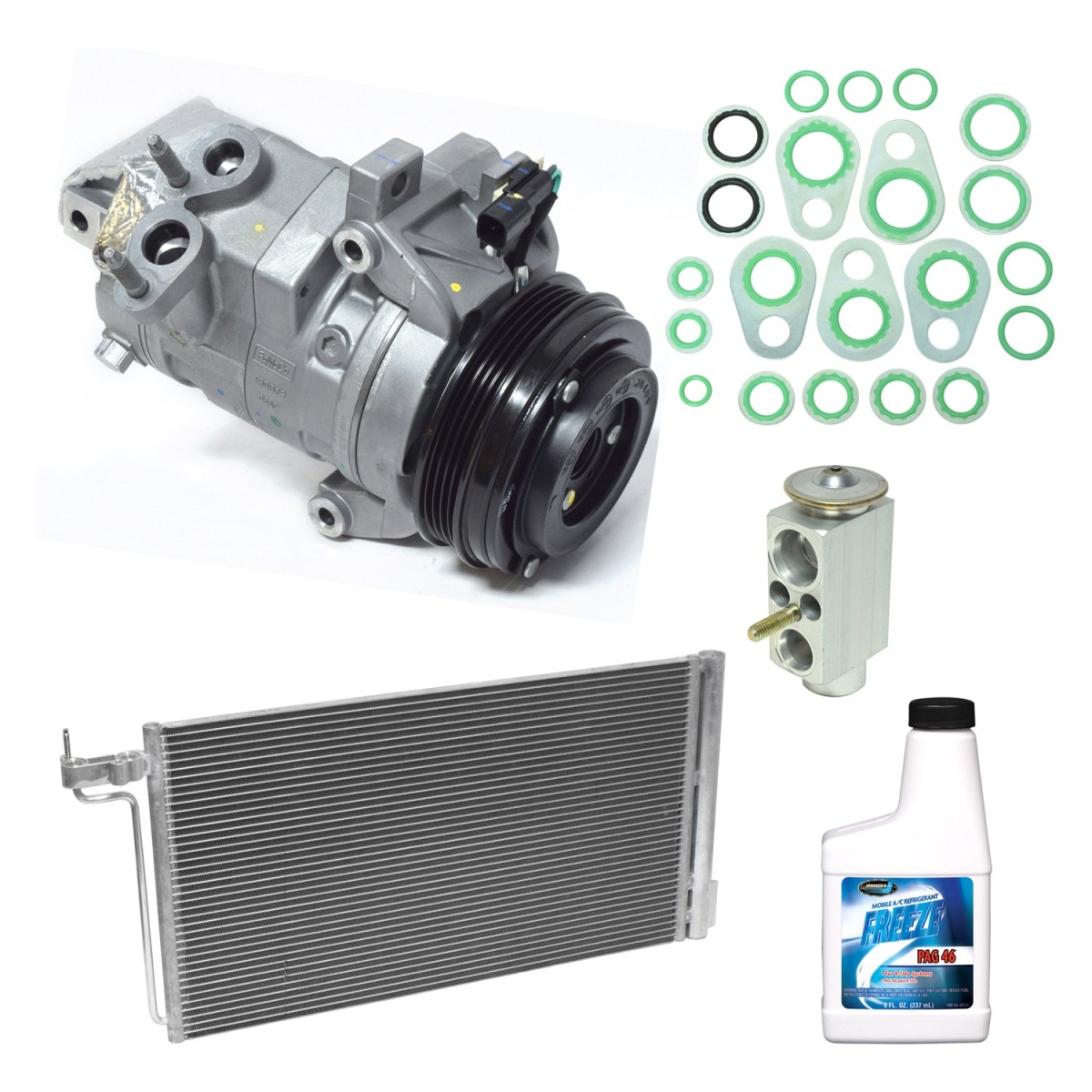 KT4760A Air Conditioners Compressor & Component Kit for 2014 Ford Focus