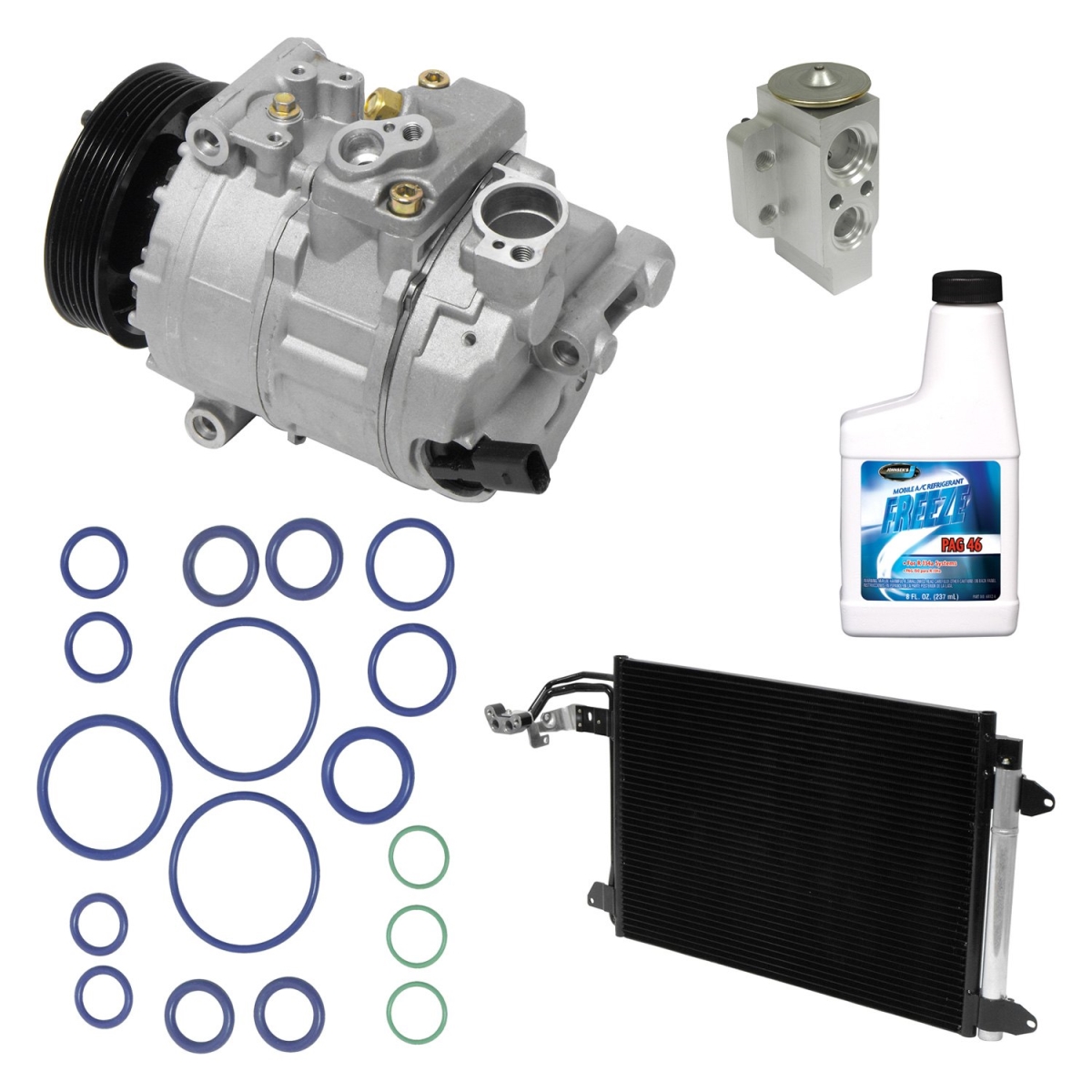 KT4761A Air Conditioners Compressor & Component Kit for 2008 Audi A3