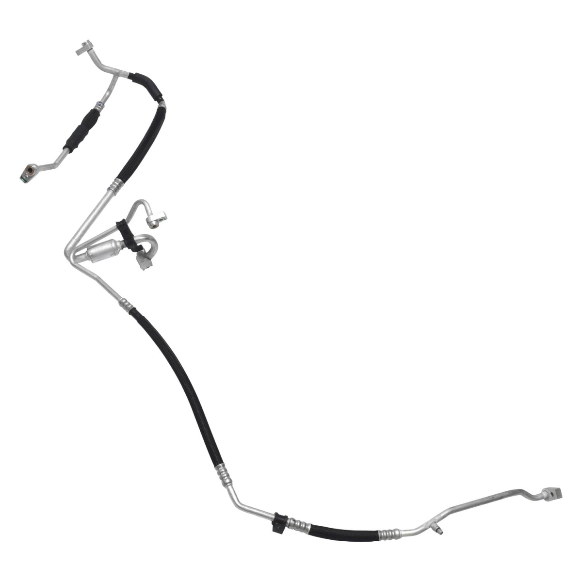 HA112684C Black & Natural Air Conditioning Suction & Discharge Hose Assemblies for 2015-2019 Ford TRANSIT-150 - Aluminum & Rubber