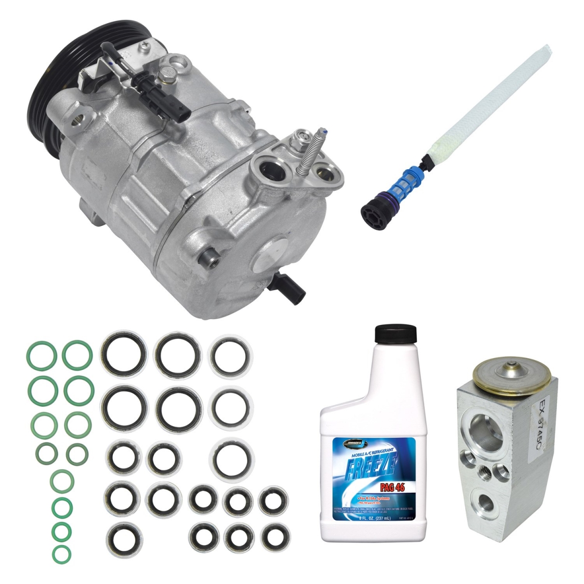 KT4763 Air Conditioners Compressor & Component Kit for 2015 Cadillac Escalade
