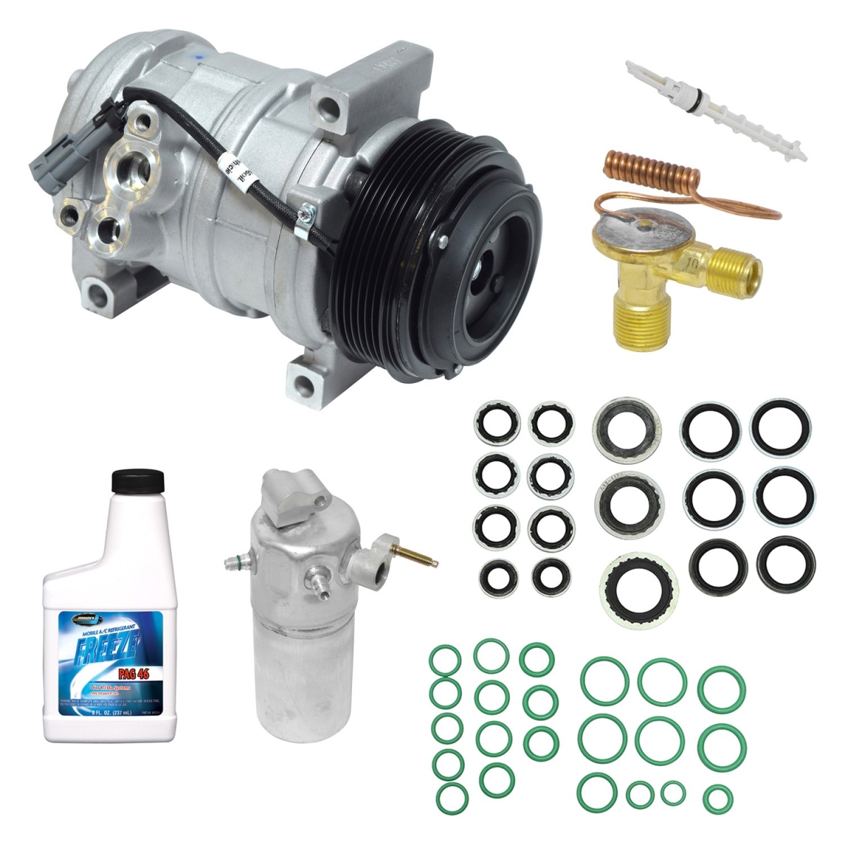 KT4771 Air Conditioners Compressor & Component Kit for 2010-2014 Chevrolet Express 1500