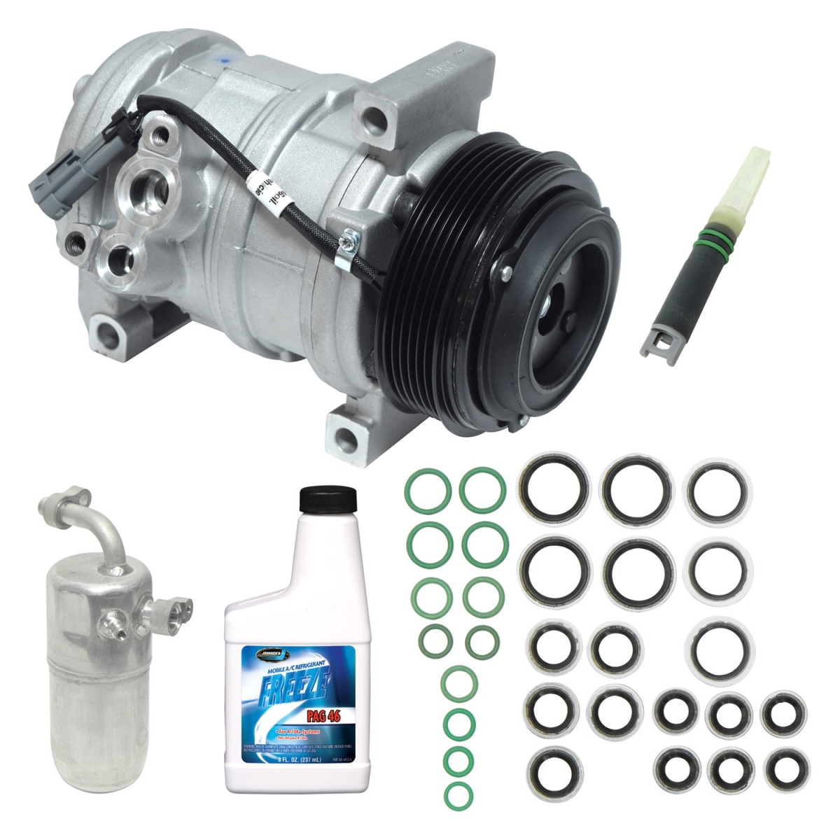 KT4774 Air Conditioners Compressor & Component Kit for 2011-2012 Chevrolet Silverado 2500 HD