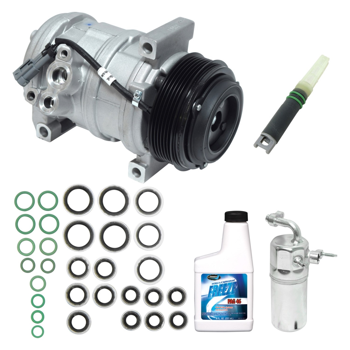 KT4775 Air Conditioners Compressor & Component Kit for 2011-2012 Chevrolet Silverado 2500 HD