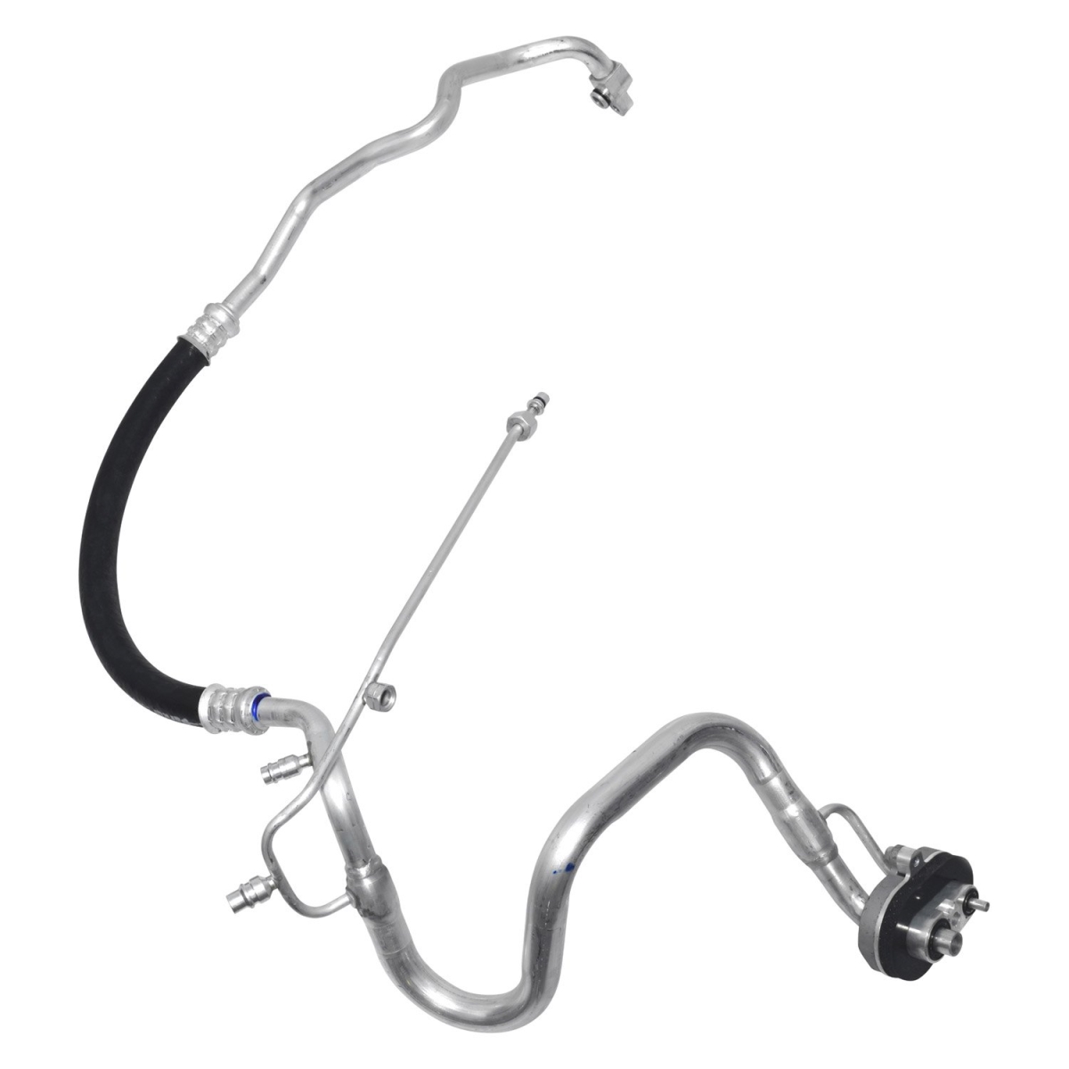 HA112708C Black & Natural Discharge Hose Assemblies for 2016-2018 Honda Pilot - Aluminum & Rubber