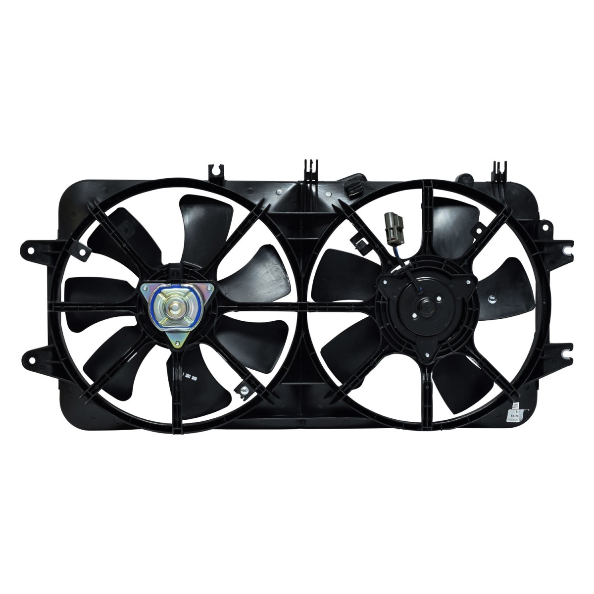 FA50045C Black Condenser & Radiator Fan Assembly for 2000-2001 Mazda 626 - Plastic