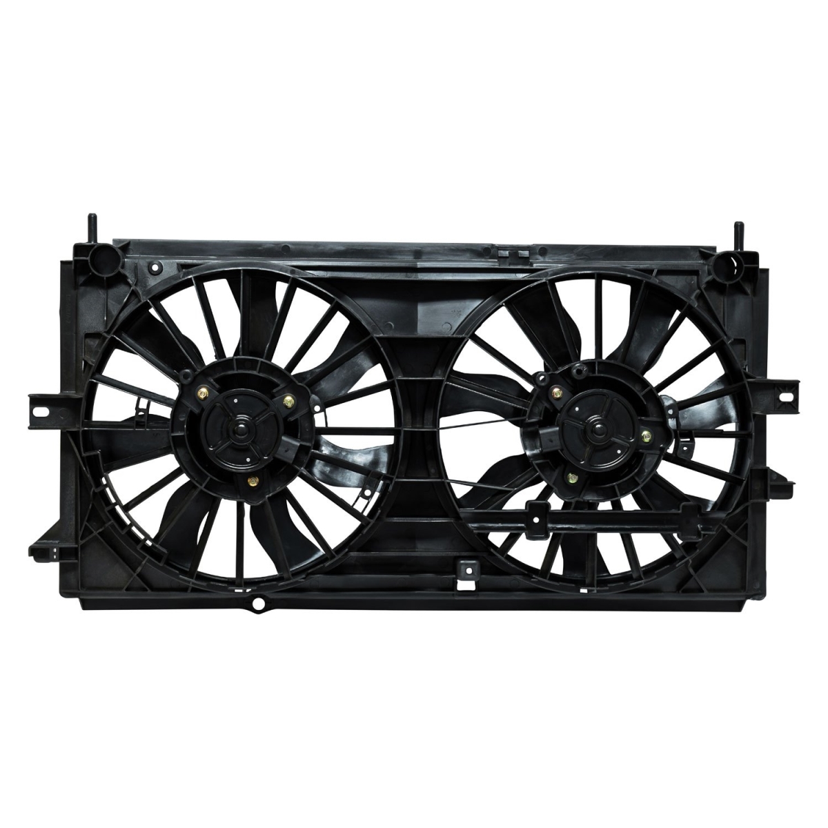 FA50091C Black Condenser & Radiator Fan Assembly for 2000-2003 Chevrolet Impala - Plastic