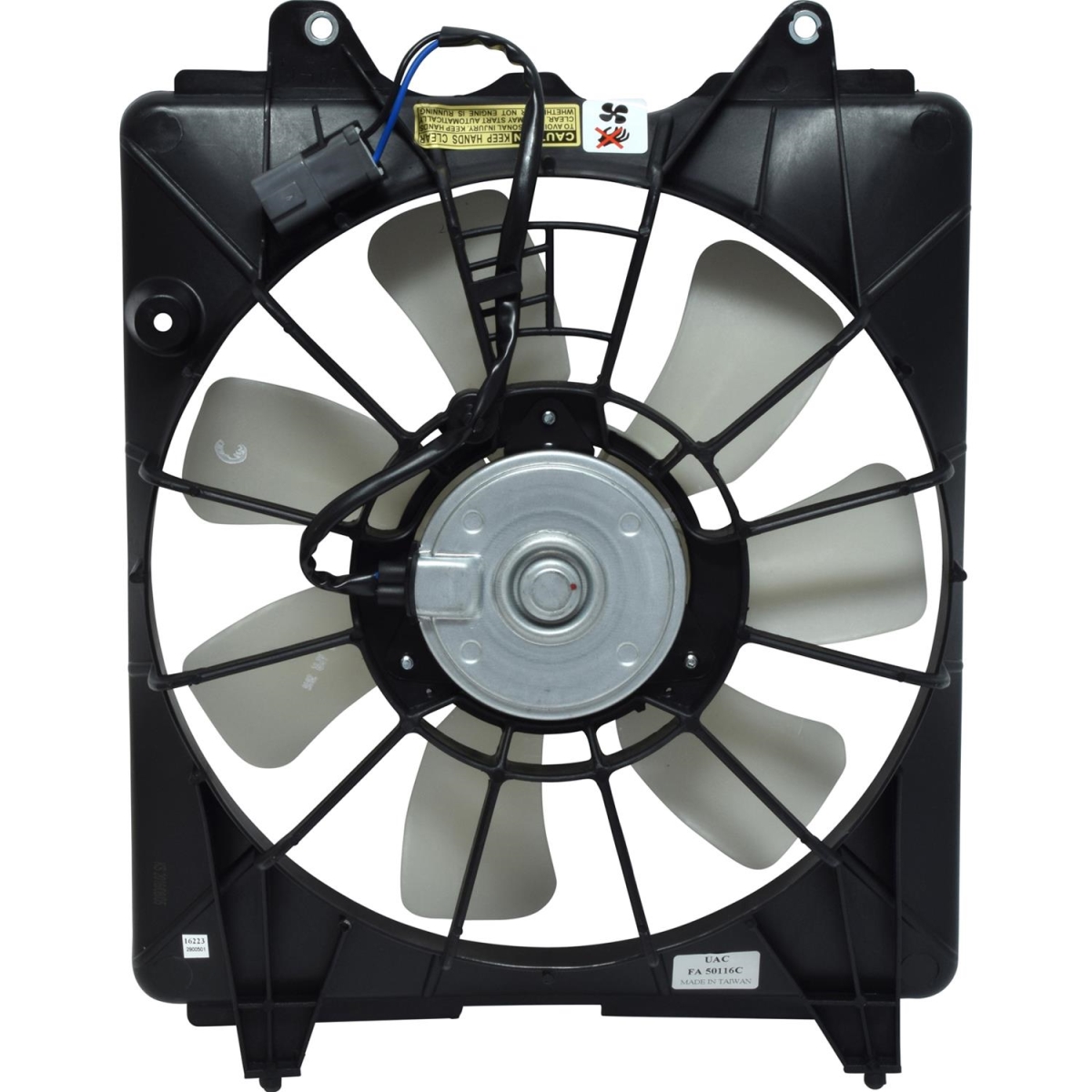 FA50116C Condenser & Radiator Fan Assembly for 2006 Honda Civic Hybrid