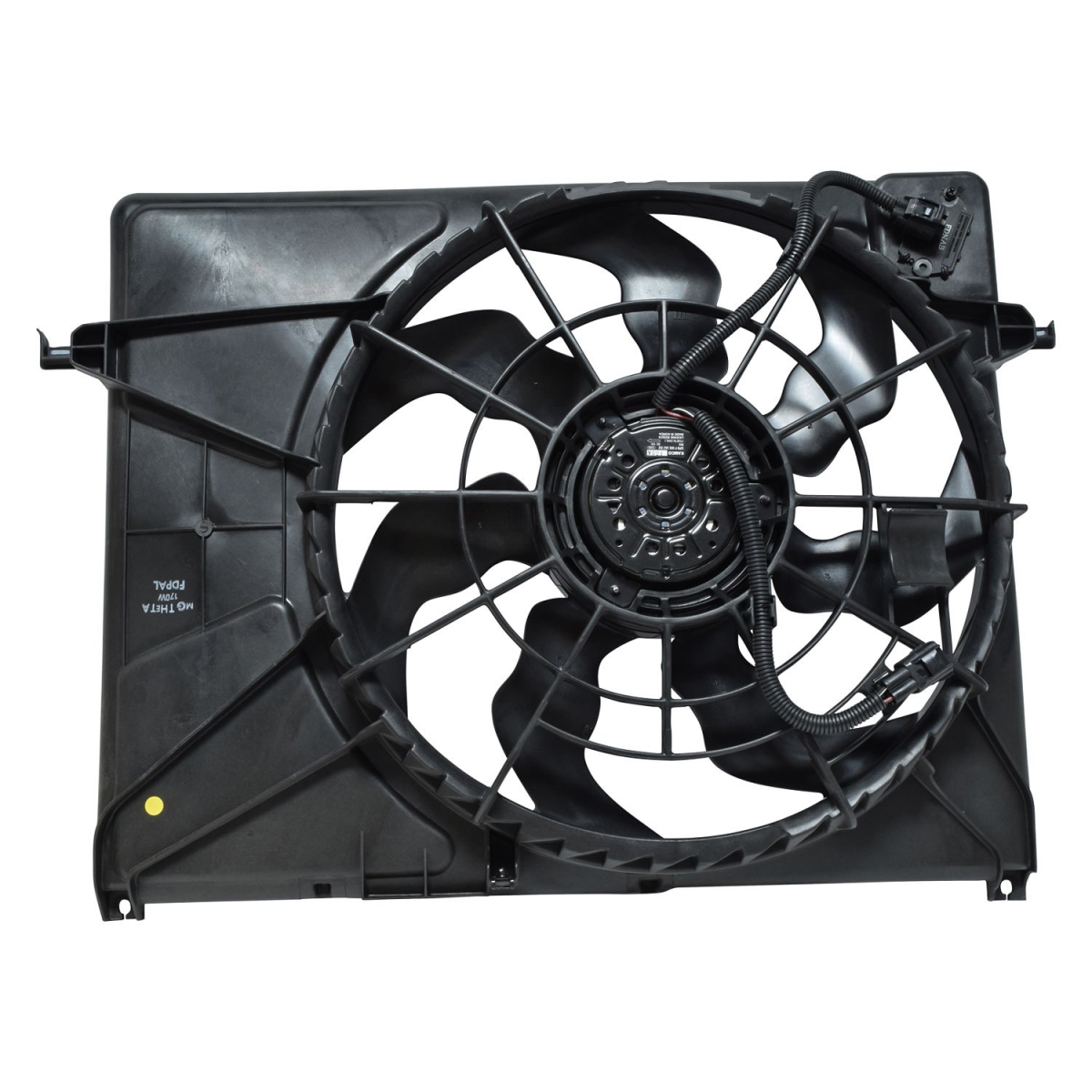 FA50129C Black Engine Cooling Fan Assembly for 2006 KIA Optima - Plastic