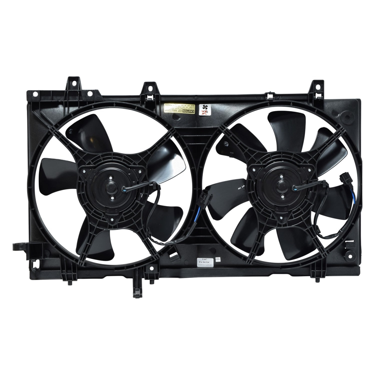 FA50153C Black Engine Cooling Fan Assembly for 2008 Subaru Forester - Plastic