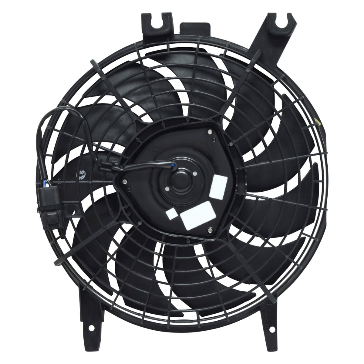 FA50176C Black Condenser Fan Assembly for 1993-1997 Geo Prizm - Plastic