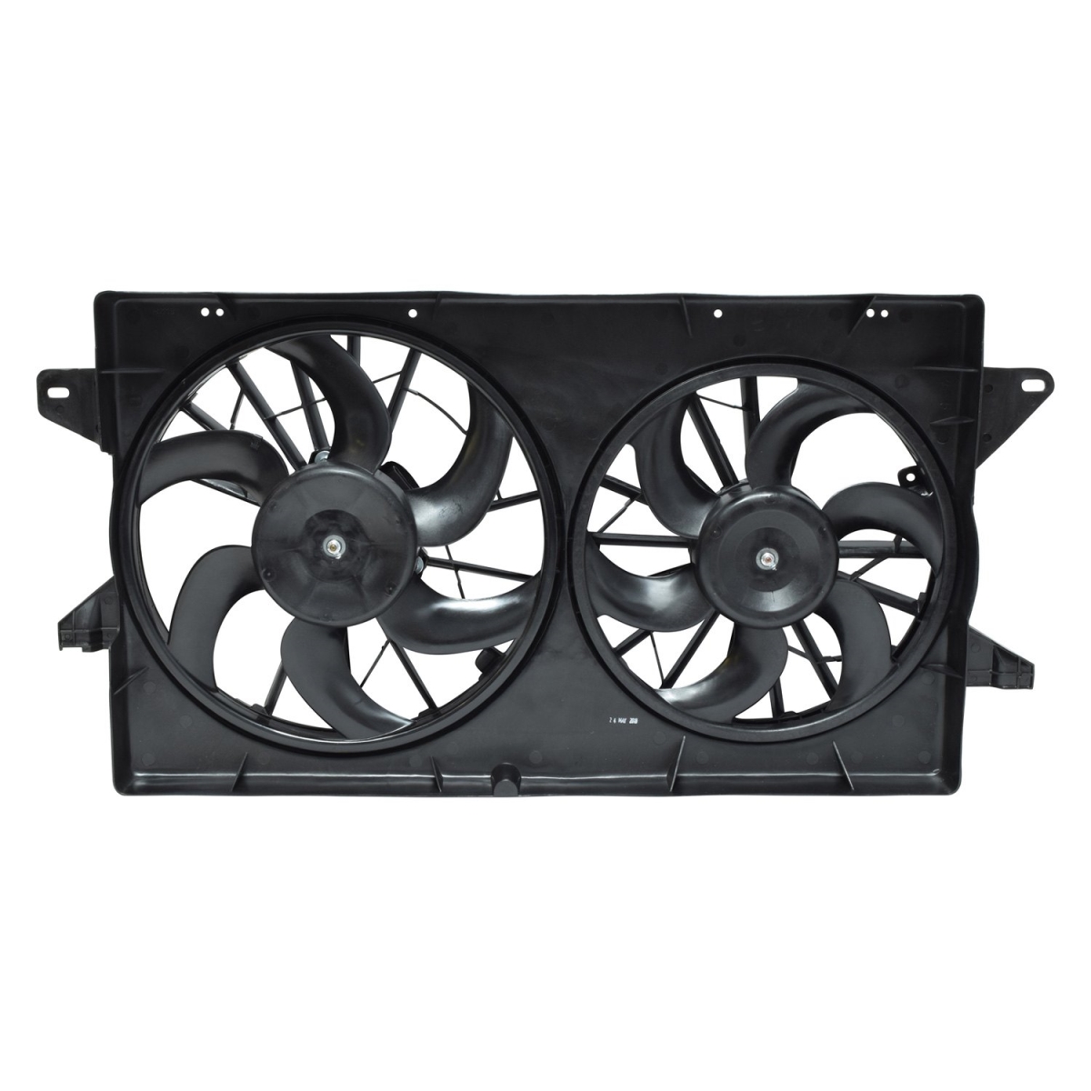 FA50203C Black Radiator & Condenser Fan Assembly for 1999 Ford Windstar - Plastic