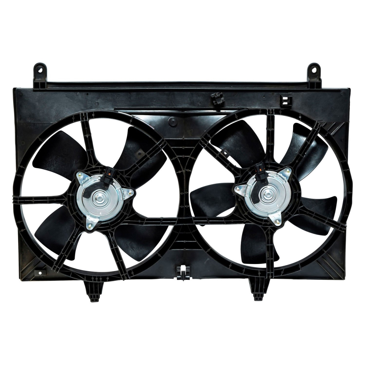 FA50238C Black Condenser & Radiator Fan Assembly for 2003-2008 Infiniti FX35 - Plastic
