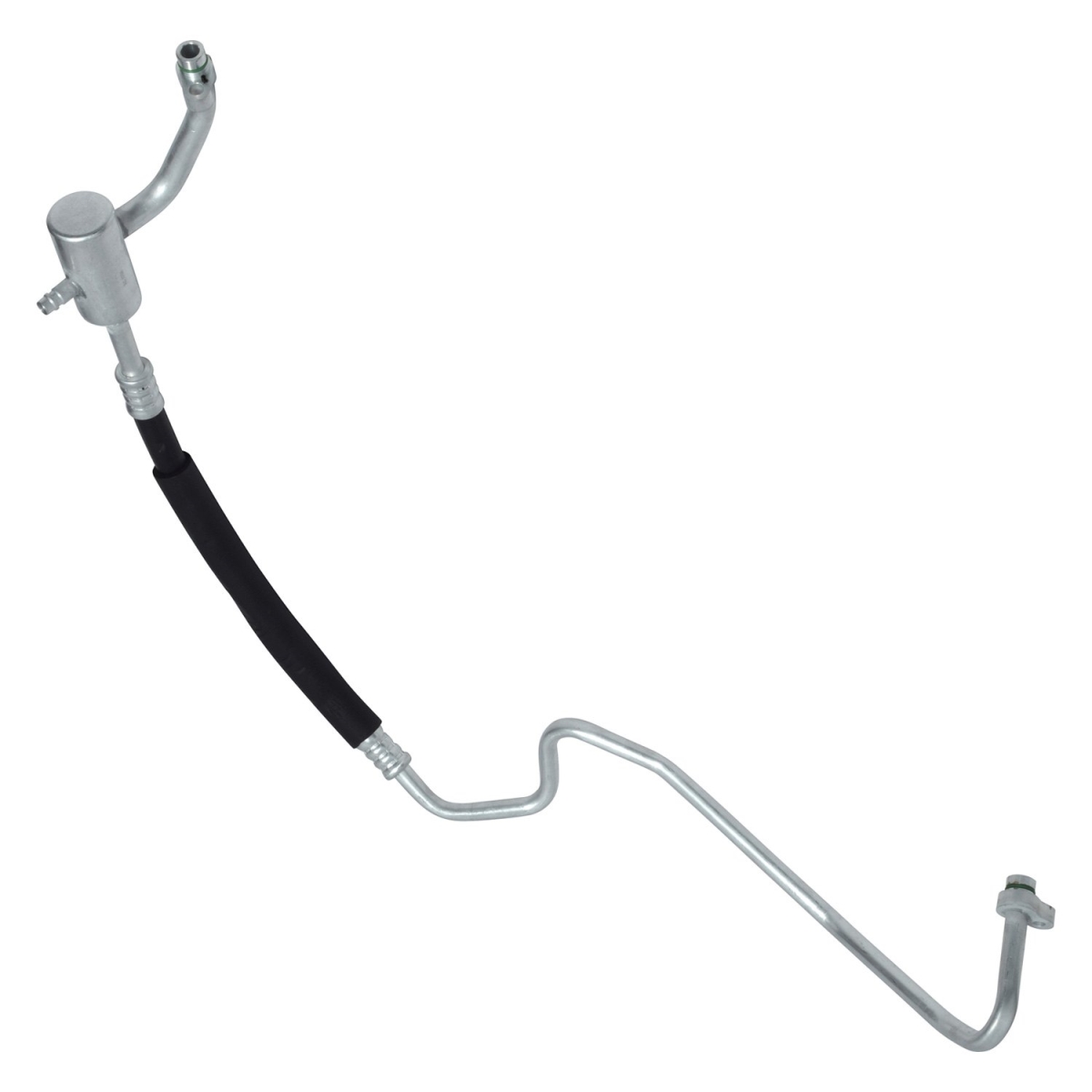 HA112301C Black & Natural Air Conditioning Discharge & Liquid Hose Assemblies for 2000 Infiniti QX4 - Aluminum & Rubber