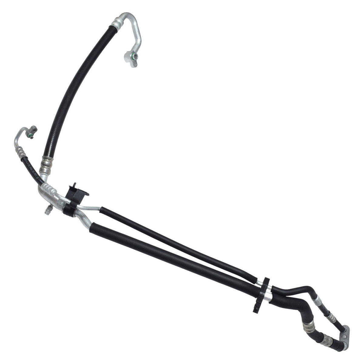 HA112316C Black & Natural Air Conditioning Discharge & Liquid Hose Assemblies for 2012 Hyundai Sonata - Aluminum & Rubber