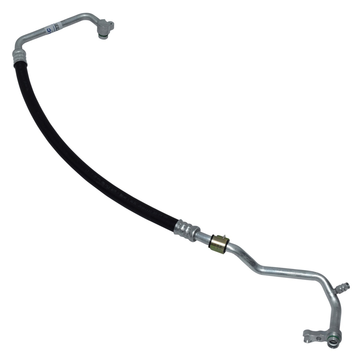 HA112335C Black & Natural Air Conditioning Discharge & Liquid Hose Assemblies for 2011-2012 Subaru Forester - Aluminum & Rubber