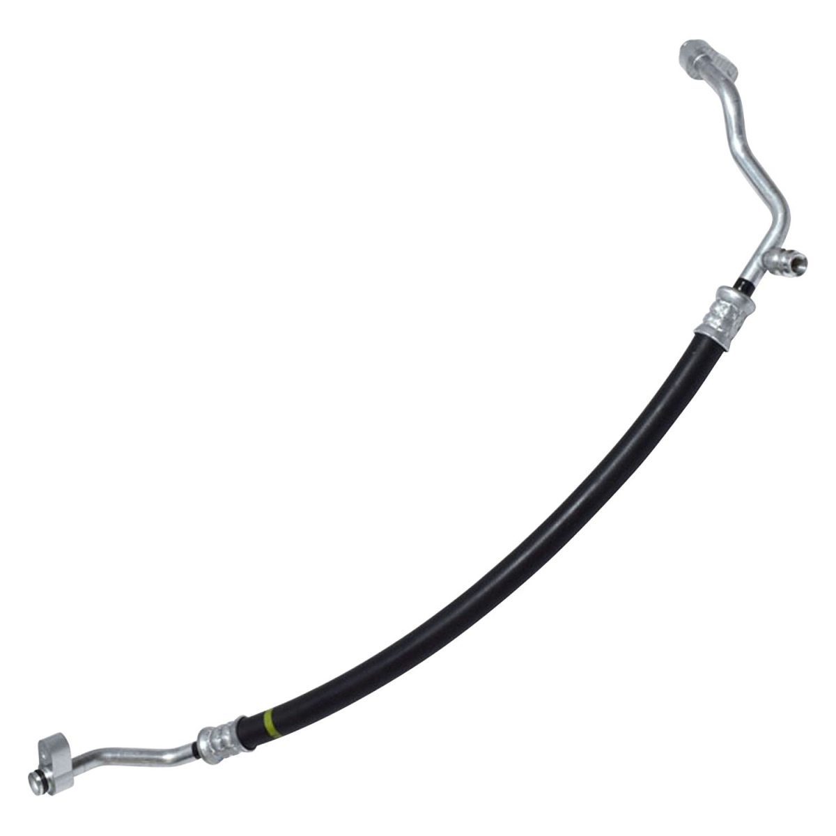 HA112344C Black & Natural Air Conditioning Discharge & Liquid Hose Assemblies for 2010 Honda Insight - Aluminum & Rubber