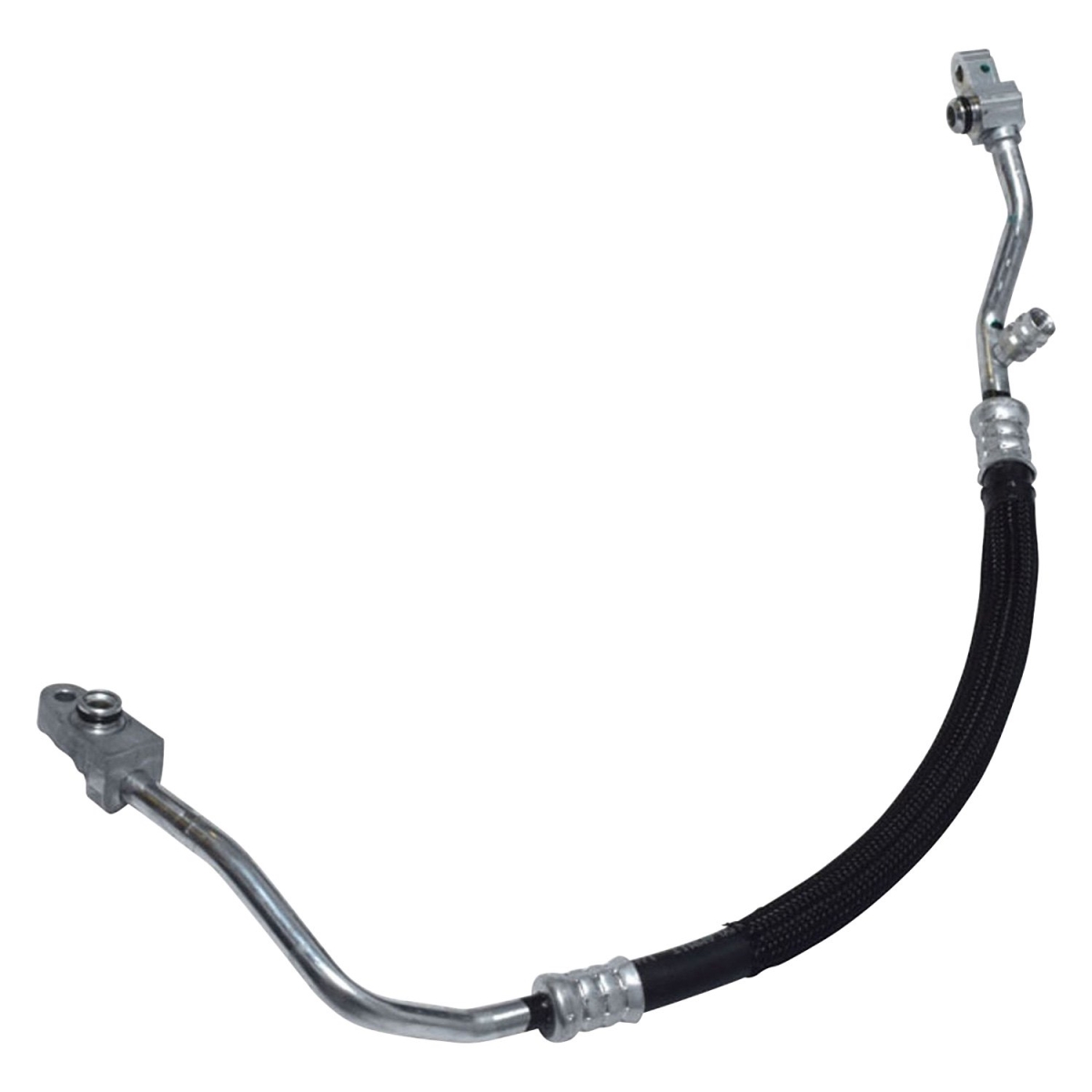 HA112350C Black & Natural Air Conditioning Discharge & Liquid Hose Assemblies for 2015-2016 Subaru Legacy - Aluminum & Rubber
