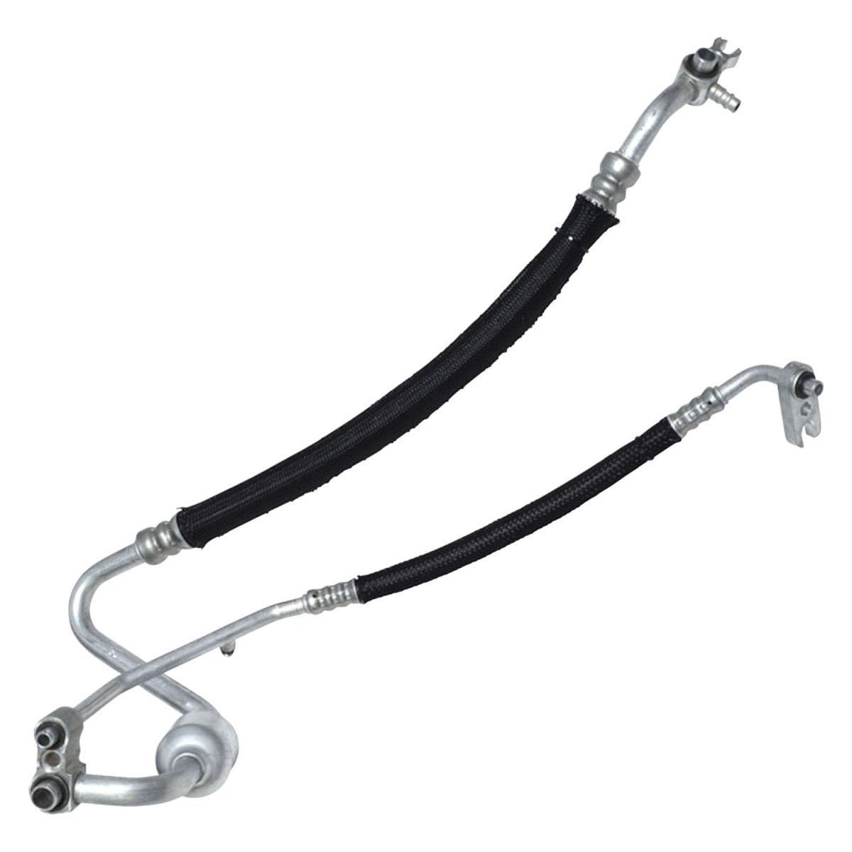 HA112362C Black & Natural Air Conditioning Suction & Discharge Hose Assemblies for 2015 Chevrolet Colorado - Aluminum & Rubber