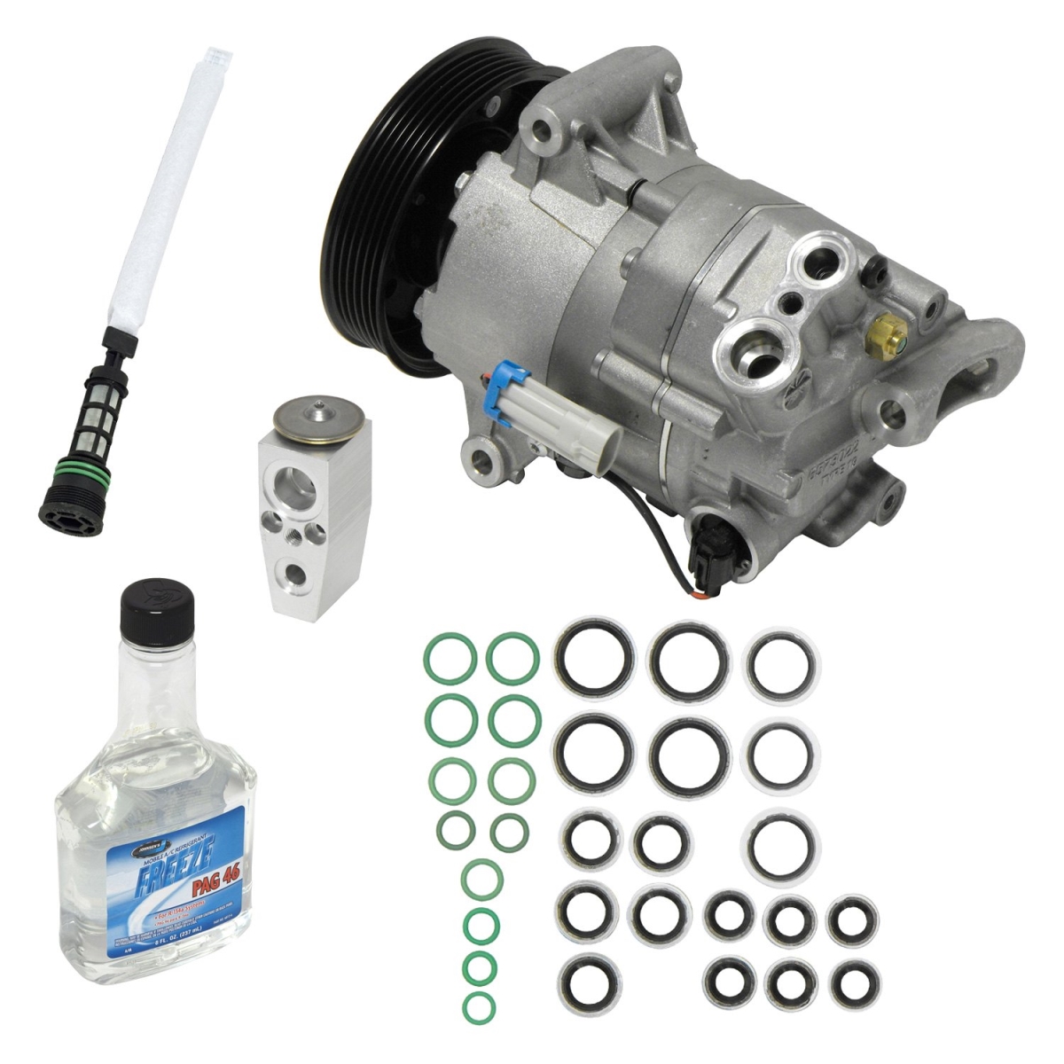 KT4708 Air Conditioners Compressor & Component Kit for 2011 Chevrolet Cruze