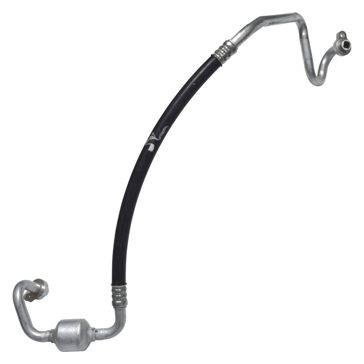 HA112416C Black & Natural Discharge & Liquid Hose Assemblies for 2012 Ford Focus - Aluminum & Rubber