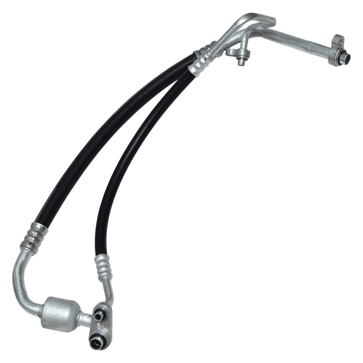 HA112438C Black & Natural Air Conditioning Suction & Discharge Hose Assemblies for 2011 Chevrolet Cruze - Aluminum & Rubber