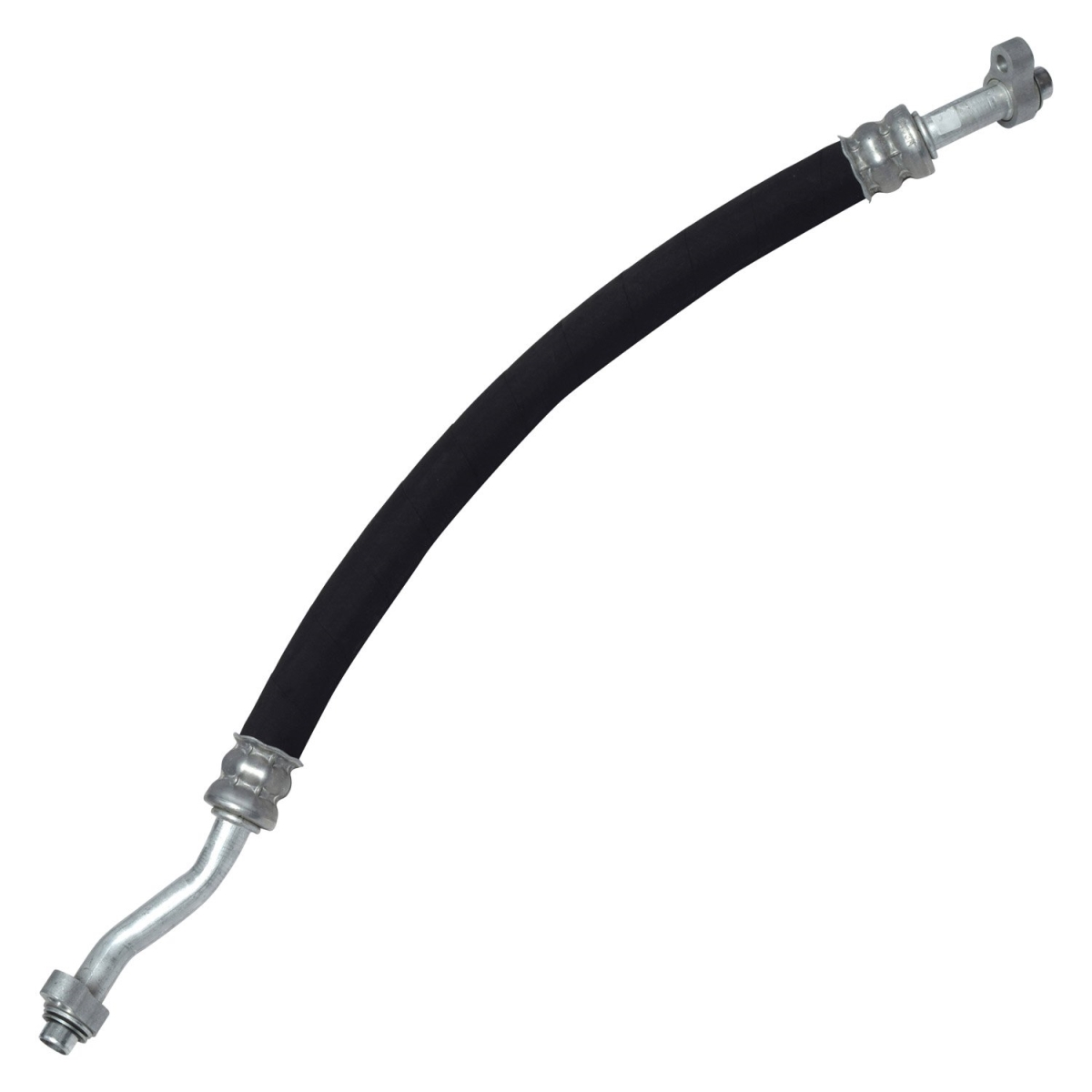 HA112449C Black & Natural Air Conditioning Discharge & Liquid Hose Assemblies for 2011-2013 Chevrolet Silverado 2500 HD - Aluminum & Rubber