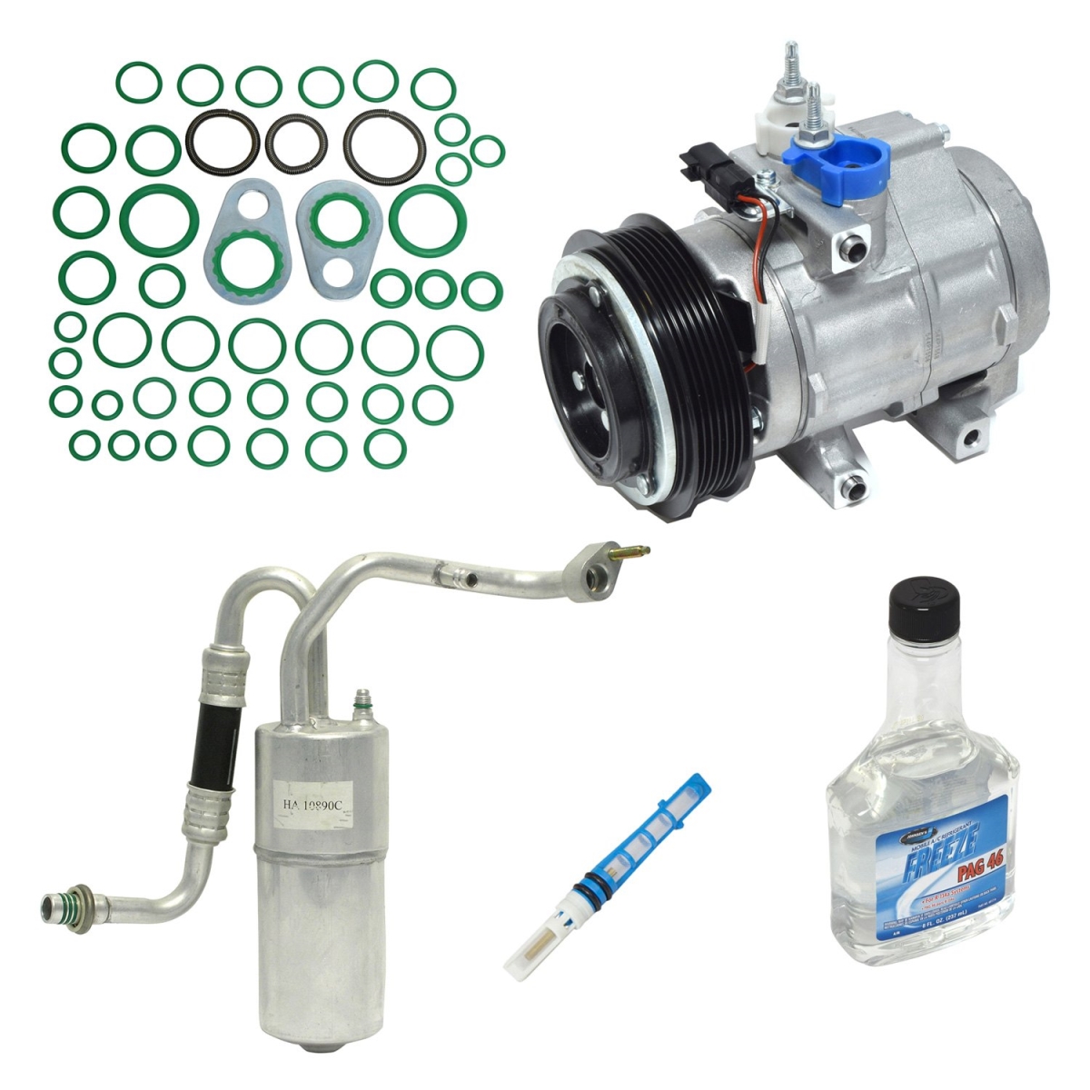 KT4719 Air Conditioners Compressor & Component Kit for 2009 Ford F-250 Super Duty