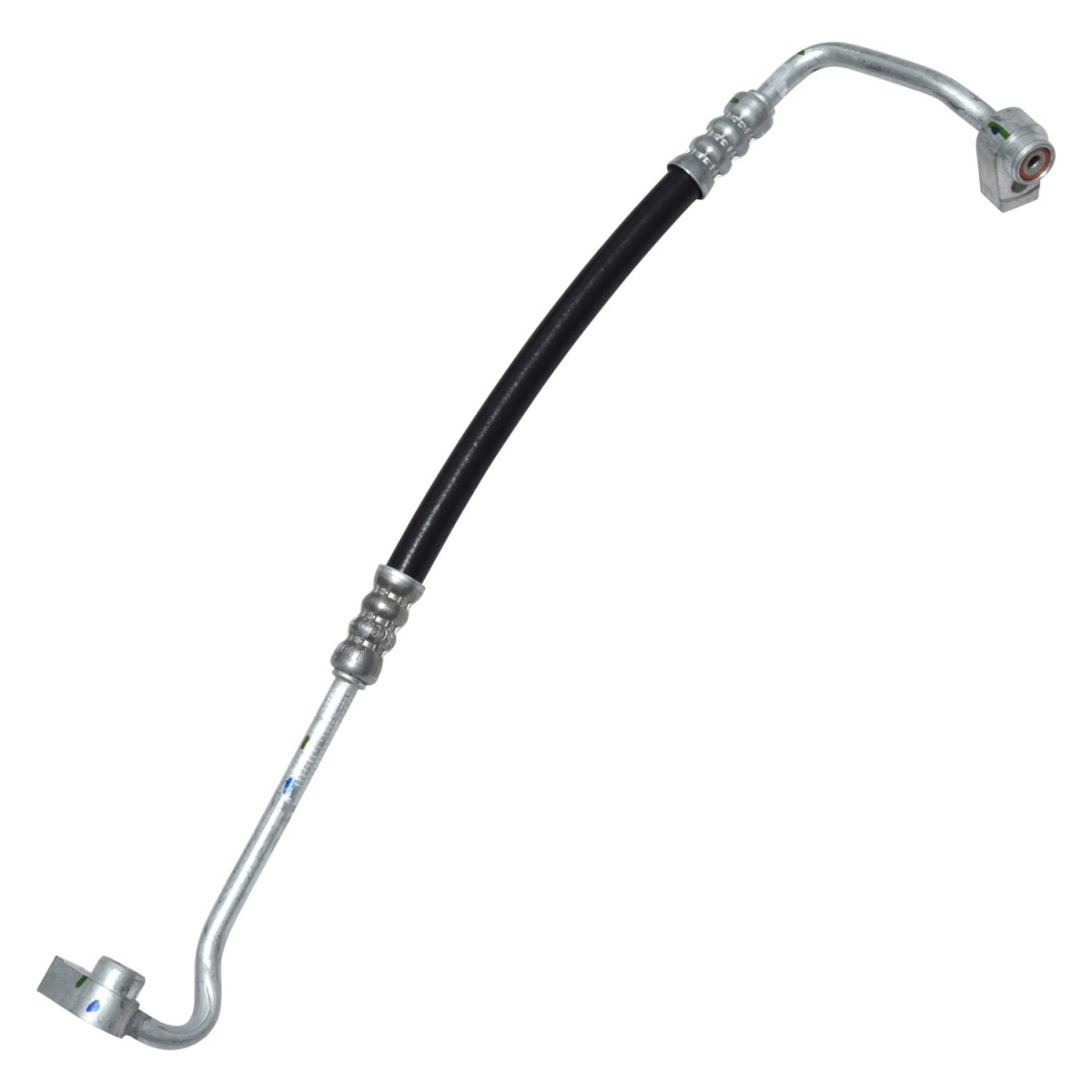 HA112491C Black & Natural Air Conditioning Discharge & Liquid Hose Assemblies for 2013-2016 Ford Fusion - Aluminum & Rubber