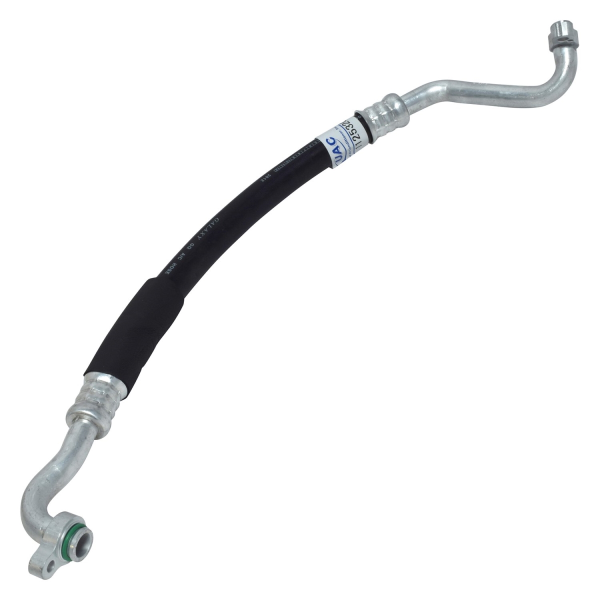 HA112532C Black & Natural Air Conditioning Discharge & Liquid Hose Assemblies for 2013-2014 Hyundai Genesis Coupe - Aluminum & Rubber