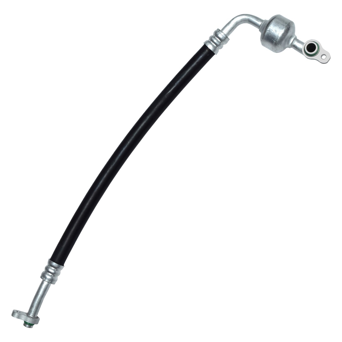 HA112557C Black & Natural Discharge & Liquid Hose Assemblies for 2011 Hyundai Equus - Aluminum & Rubber